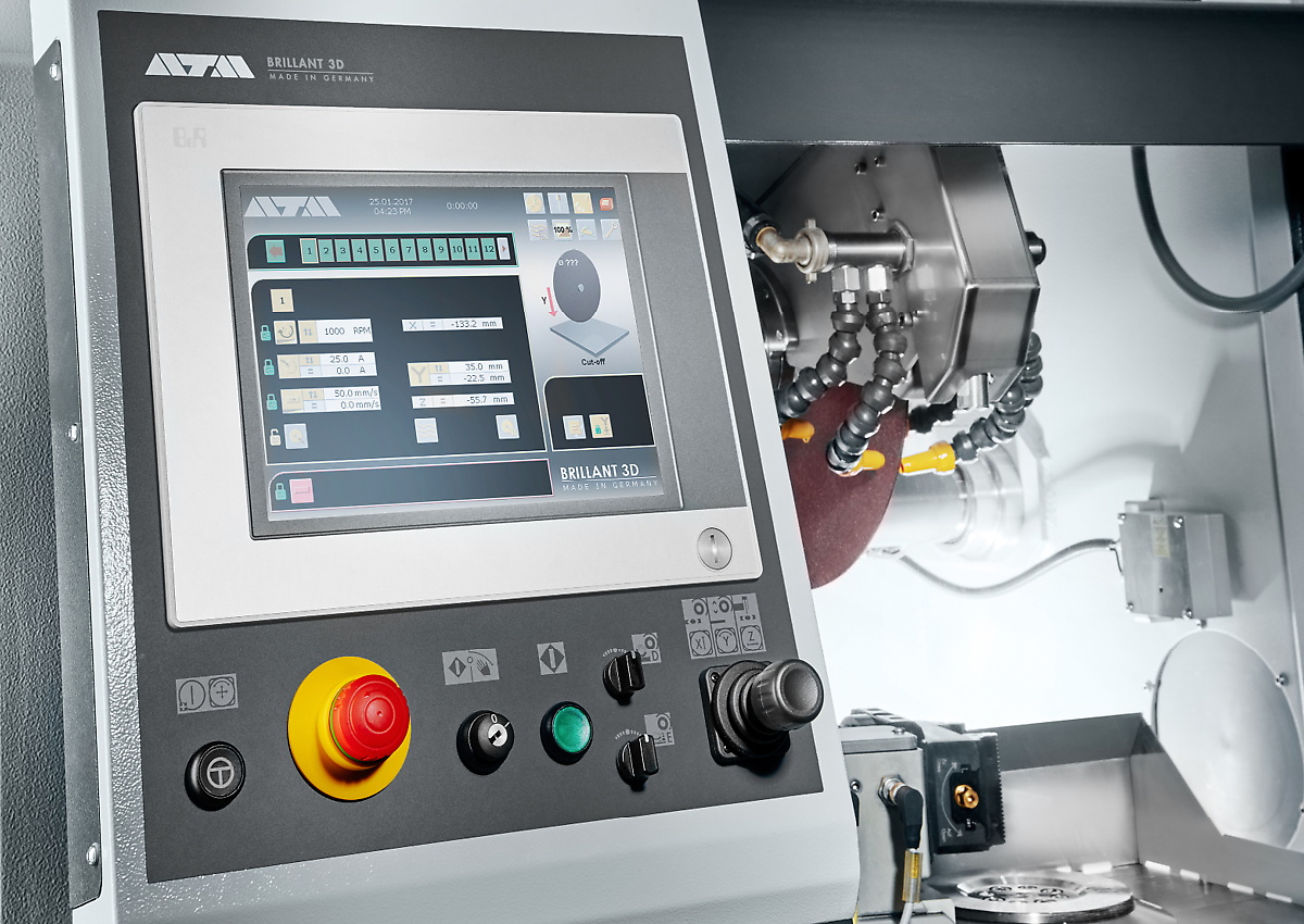 przecinarka metalograficzna brillant 3d
