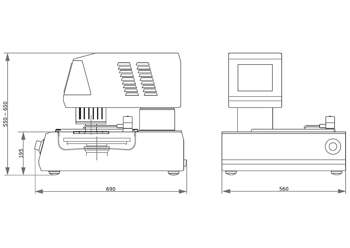szlifierko-polerka saphir 550 wymiary